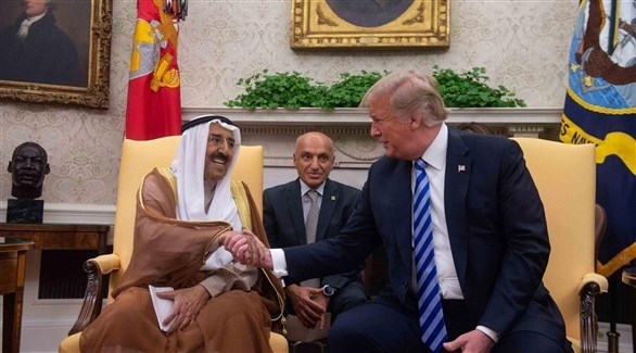 ترامب يمنح وسام الاستحقاق العسكري برتبة قائد أعلى لأمير الكويت