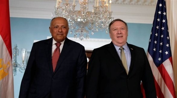 شكري وبومبيو يبحثان القضايا الإقليمية والدولية