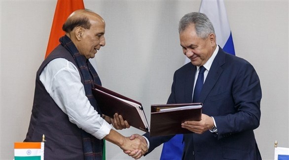 وزيرا دفاع الهند وروسيا يبحثان التعاون العسكري