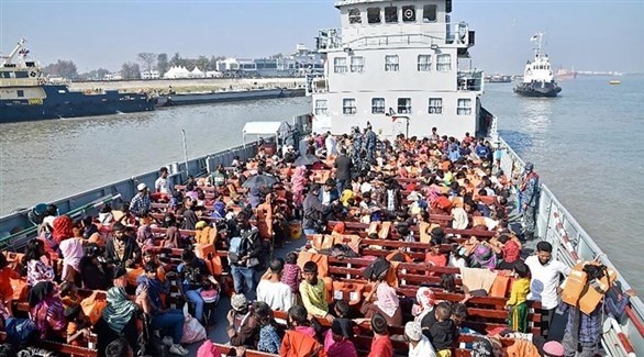 بنغلاديش ترسل مزيداً من لاجئي الروهينجا لجزيرة نائية رغم الانتقادات