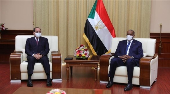 البرهان يستقبل السيسي لبحث العلاقات الثنائية وملف سد النهضة