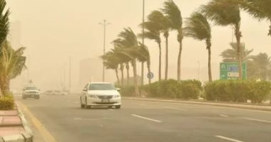 رياح نشطة وأتربة مثارة تضرب عدة مناطق بالمملكة العربية السعودية