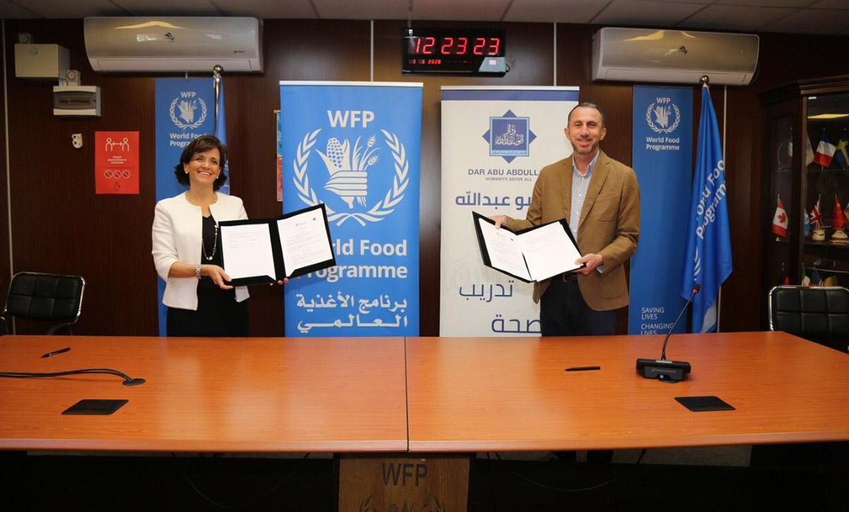 اتفاقية شراكة بين دار أبو عبدالله وبرنامج الأغذية العالمي