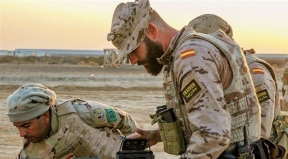 القوات الإسبانية تسلم معسكر بسماية للقوات العراقية