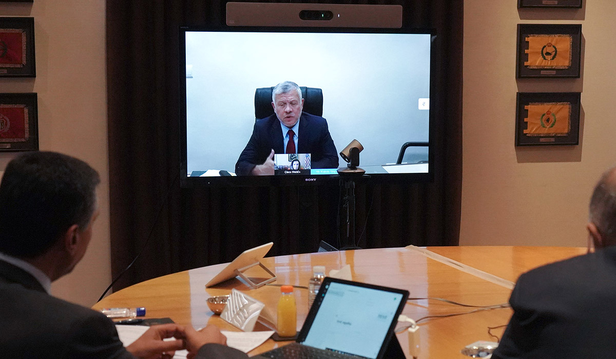 جلالة الملك عبدالله الثاني يجتمع برئيس مجلس النواب الأميركي وأعضاء لجان في الكونغرس