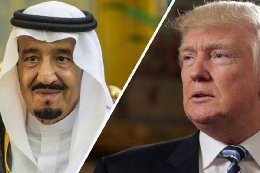 طالبه بتحريك عملية السلام..الملك سلمان يؤكد لترامب على حق الفلسطينيين في دولة عاصمتها القدس