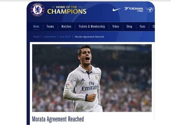 رسميًا: موراتا ينضم إلى تشيلسي في صفقة تاريخية