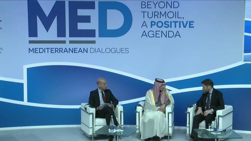 الجبير: عدوانية إيران في المنطقة لا تُحتمل.. لابد من الصرامة معها