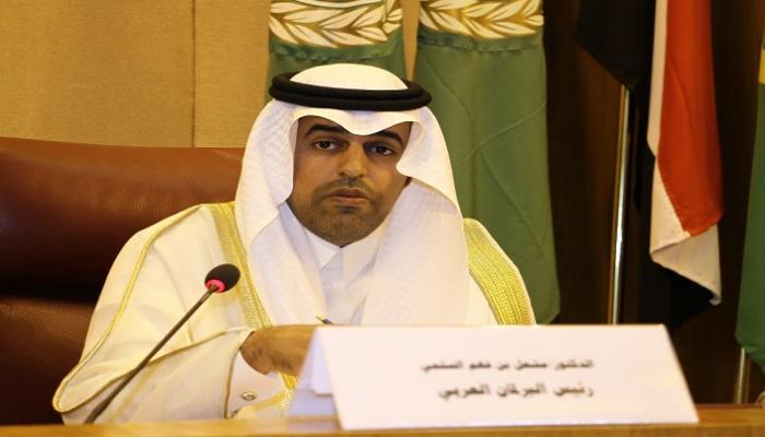 رئيس البرلمان العربي يُدين قتل إسرائيل المتظاهرين العزل في قطاع غزة