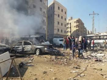 انفجار سيارة مفخخة في منطقة السيدة زينب جنوب دمشق