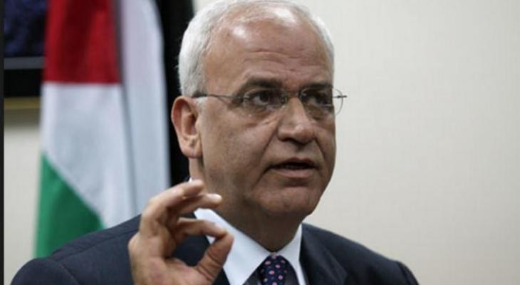 عريقات يُوجه طلباً لحركة حماس بشأن التعاطي مع الأفكار الأمريكية