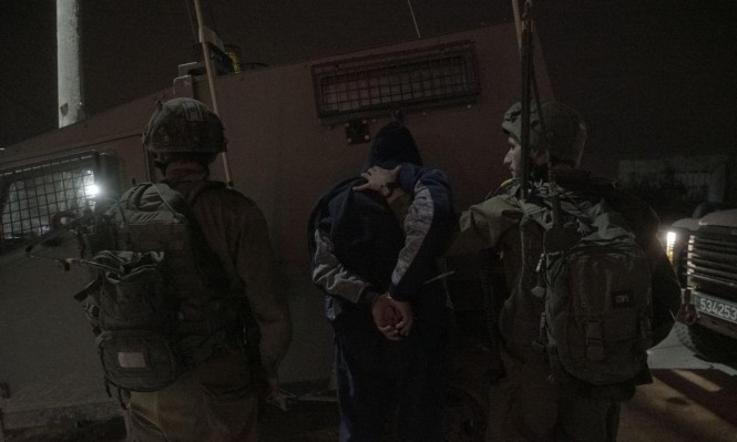 الإحتلال الإسرائيلي يعتقل 16 فلسطينياً بالضفة الغربية