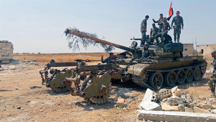الجيش السوري يواصل تقدمه نحو مدينة خان شيخون