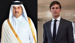 أمير قطر يبحث مع كوشنر وغرينبلات عملية السلام والوضع بغزة