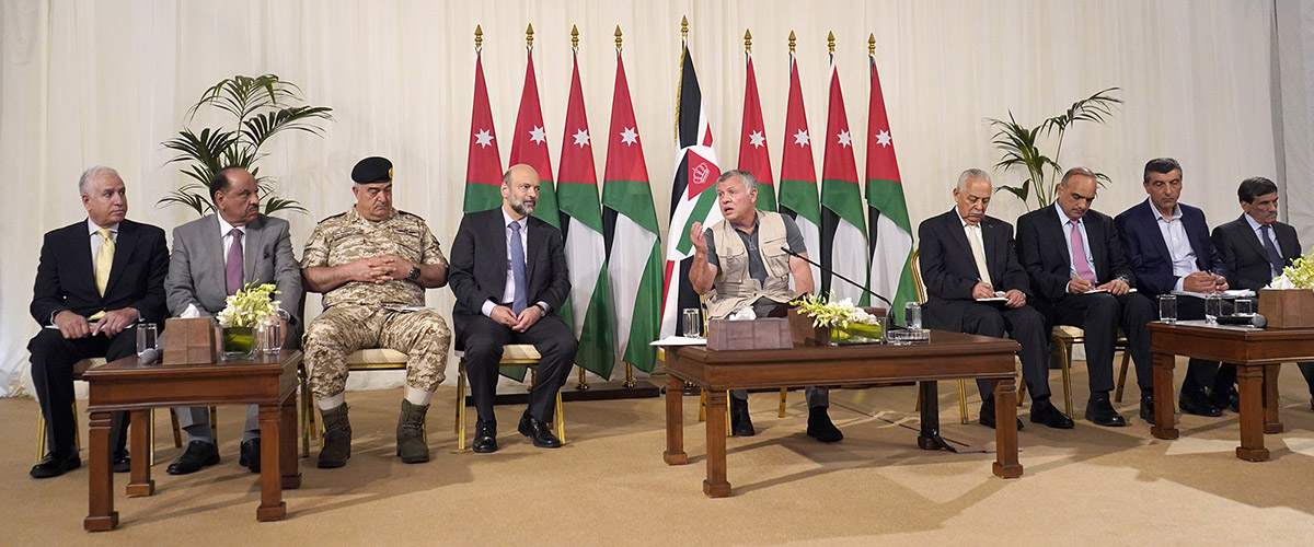 جلالة الملك عبدالله الثاني يزور الكرك ويلتقي وجهاء وممثلي أبناء وبنات المحافظة