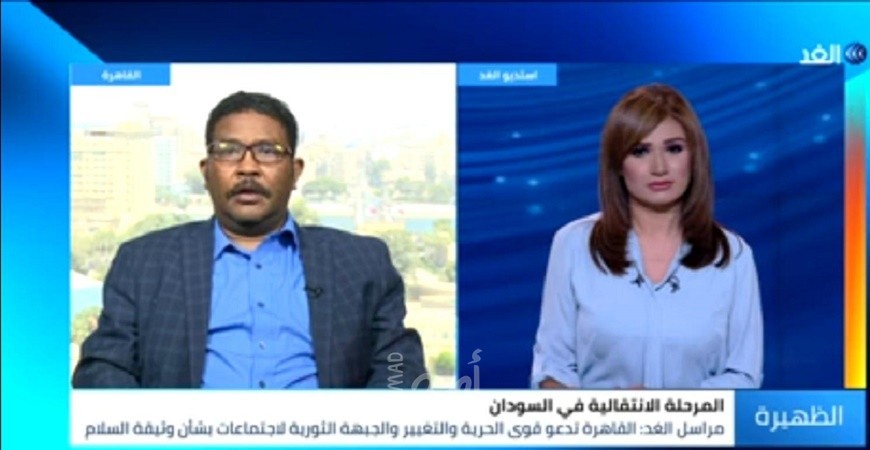 السليك: مصر تلعب دور الوسيط لتقريب وجهات النظر بين الجبهة الثورية السودانية والحرية والتغيير