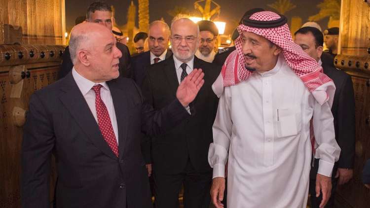 الملك سلمان بن عبد العزيز، اليوم السبت، محادثات مع رئيس الوزراء العراقي، حيدر العبادي