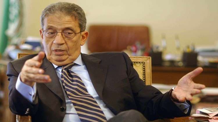 عمرو موسى: أنا خارج السباق الرئاسي المصري