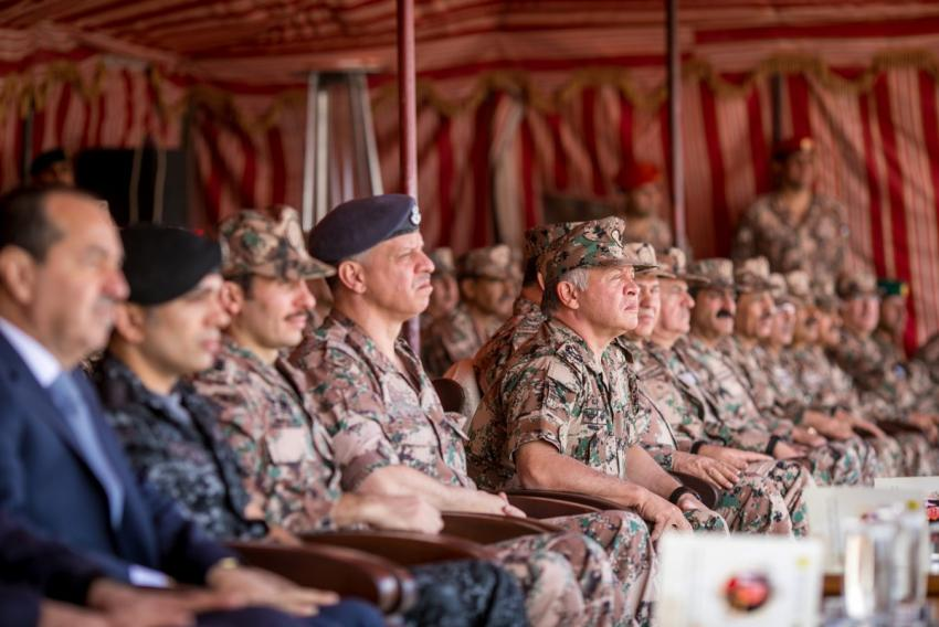 العاهل الأردني يحضر احتفال القيادة العامة للجيش بمناسبة عيد ميلاده الـ 56