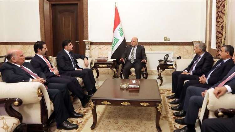 العبادي وبارزاني يبحثان في ميونيخ الأزمة بين بغداد وأربيل