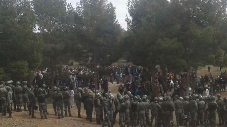 اشتباكات بين الأمن ومتظاهرين في مدينة جرادة المغربية