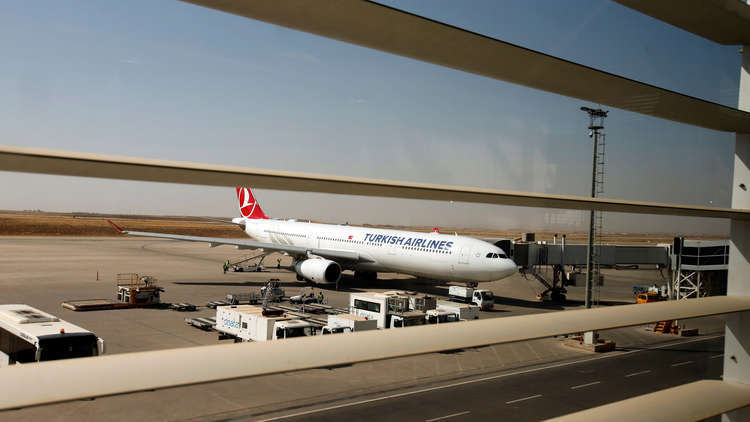 تركيا ترفع الحظر عن حركة الرحلات الجوية إلى أربيل