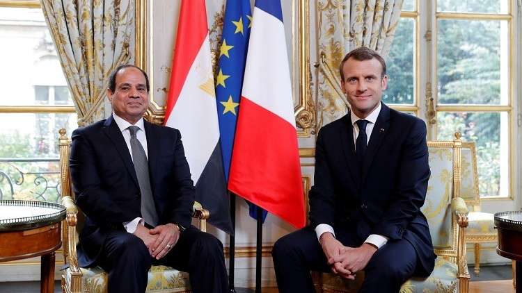 السيسي وماكرون يبحثان هاتفيا الأوضاع في ليبيا وسوريا