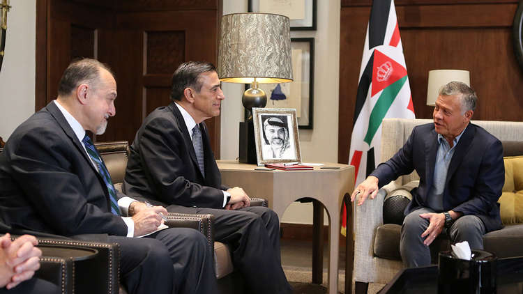 العاهل الأردني لنواب أمريكيين: نرفض التصعيد والعنف الإسرائيلي ضد غزة