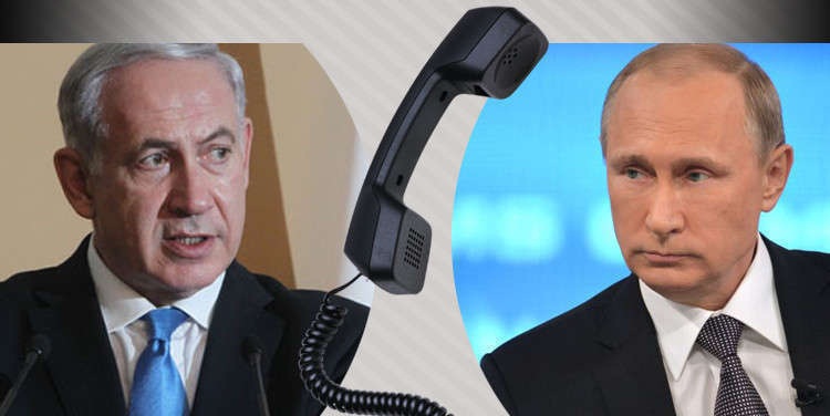 بوتين يبحث هاتفيا مع نتنياهو التسوية السورية