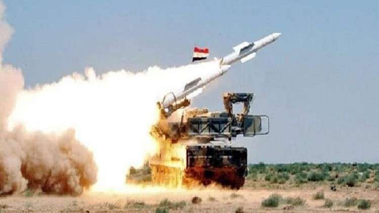 الدفاعات الجوية السورية تسقط طائرة استطلاع إسرائيلية غرب دمشق