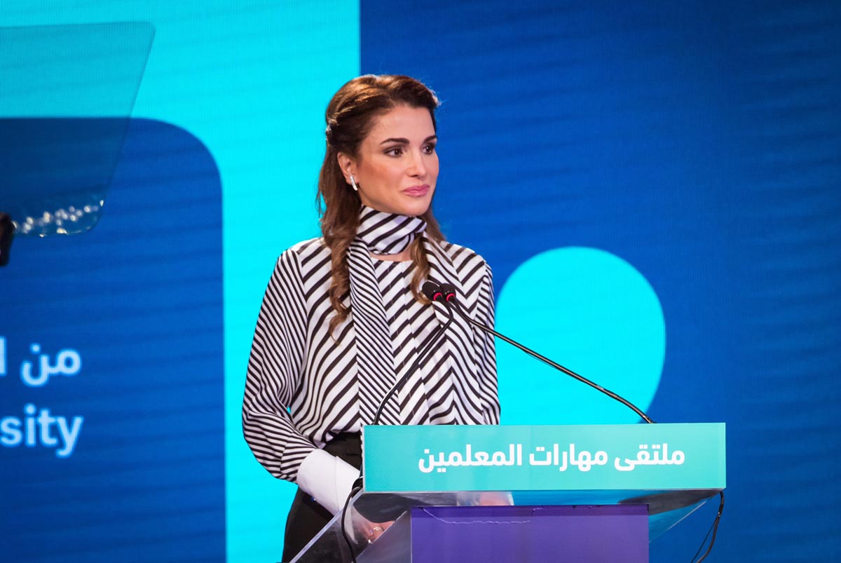 الملكة رانيا العبدالله: استثمارنا الأفضل في هذه الآونة تمكين المعلمين