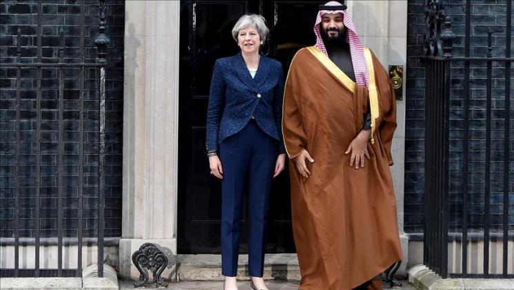 السعودية وبريطانيا تتفقان على”حلول سياسية” لأزمات المنطقة