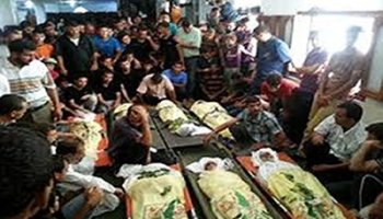 بالأسماء.. (34) شهيداً حصيلة العدوان الإسرائيلي في قطاع غزة