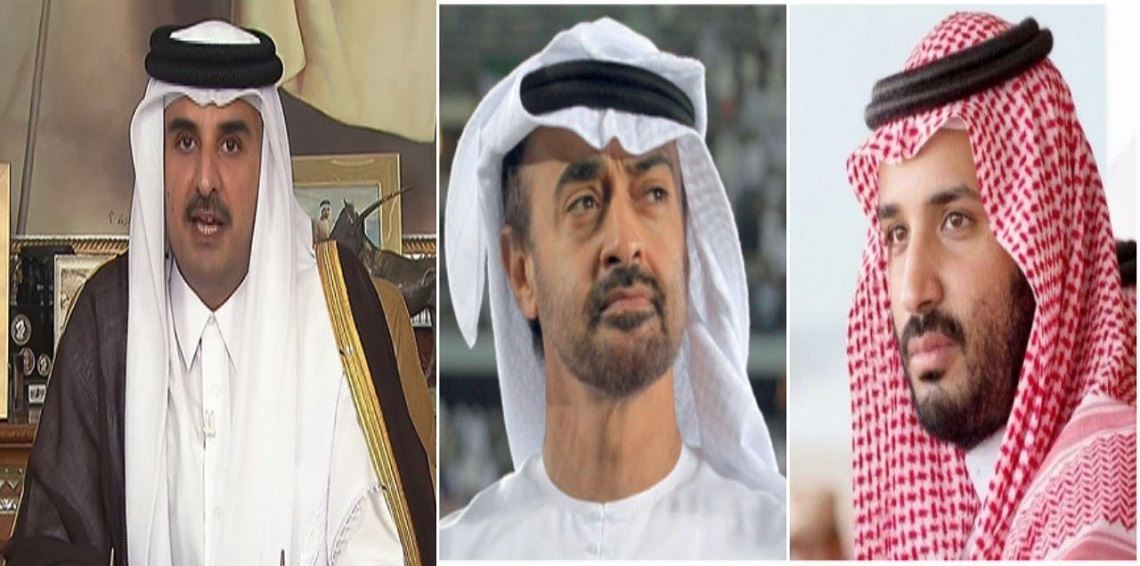 لقاءات متعاقبة لترامب مع ولي العهد السعودي وولي عهد أبوظبي وأمير قطر