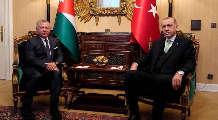 جلالة الملك والرئيس التركي يعقدان مباحثات في اسطنبول