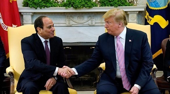 الرئيس المصري:عبد الفتاح السيسي يؤكد لترامب موقف مصر المساند للجيش الليبي