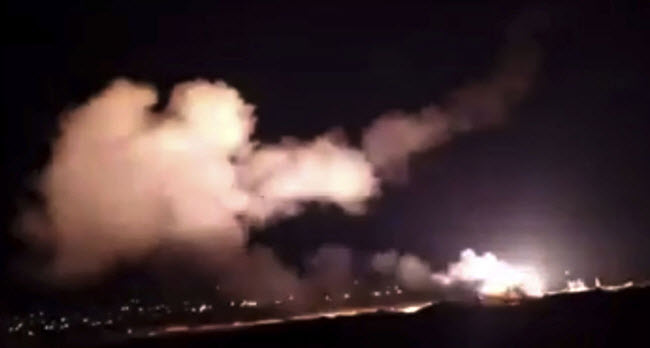 الدفاعات الجوية السورية تتصدى لصواريخ إسرائيلية فوق دمشق