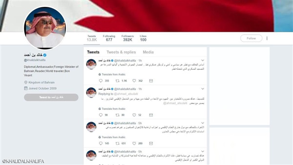 وزير خارجية البحرين: قطر تصعد عسكرياً..ومن الخطأ الاعتقاد أن تدخل قوى اقليمية سيحل الأزمة