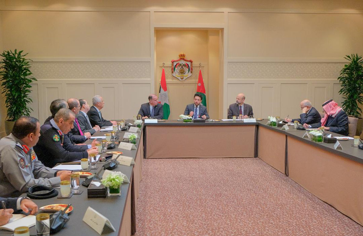 نائب جلالة الملك، سمو ولي العهد يترأس اجتماعاً لمجلس السياسات الوطني