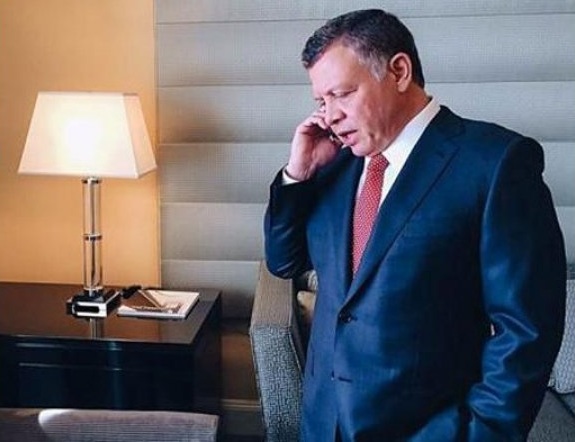 الملك يتلقى اتصالا هاتفيا من وزير الخارجية الأميركي