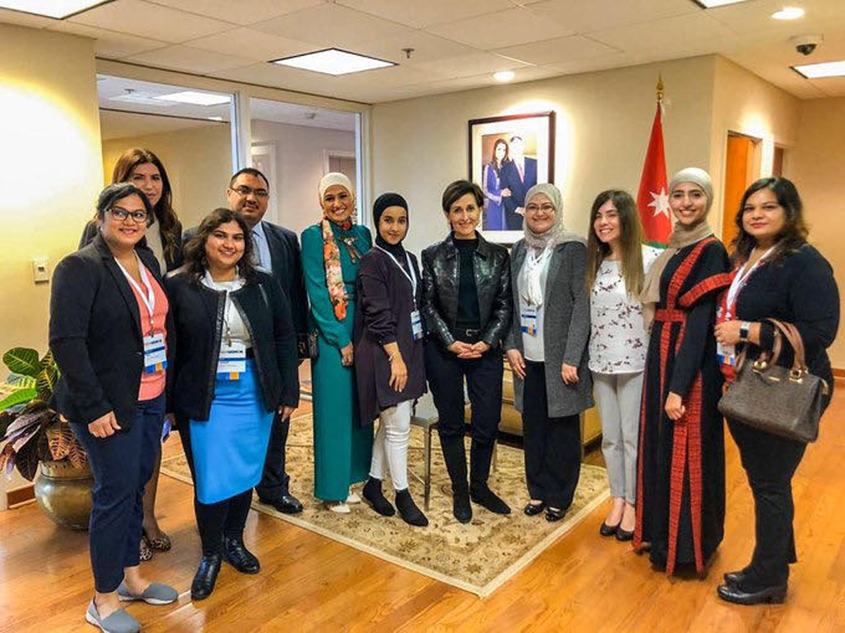 السَّفارة الأردنية في واشنطن تستقبل الرِّياديات الخمسة وتهنئهن