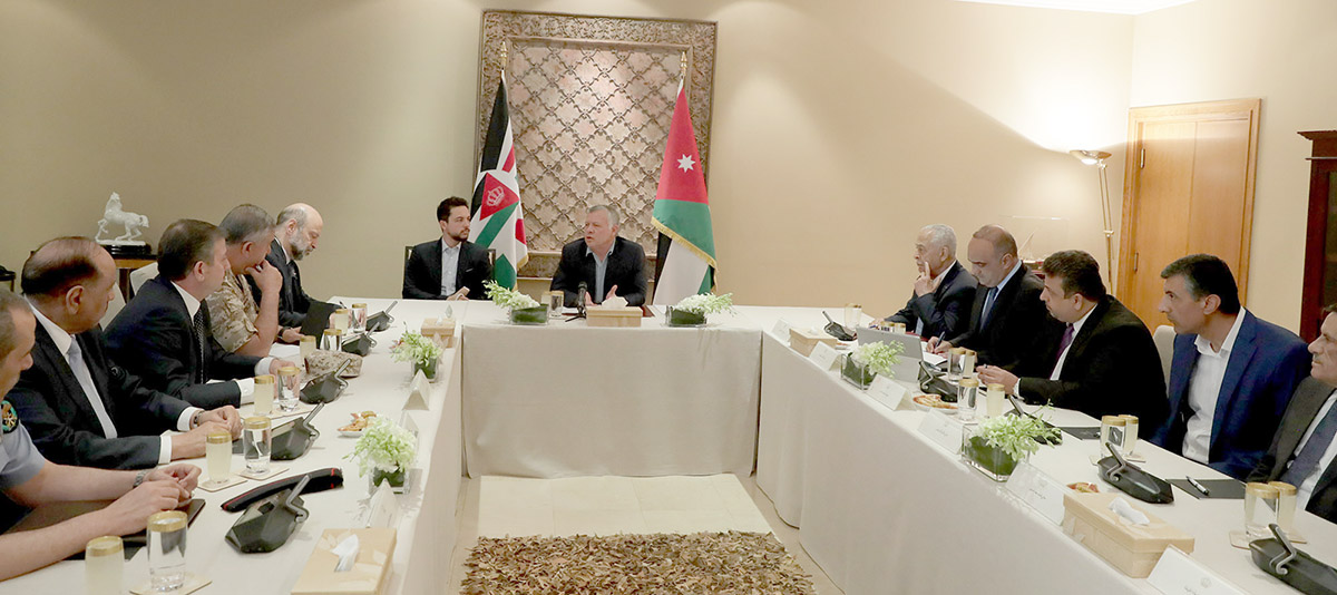 جلالة الملك عبدالله الثاني يترأس إجتماعاً لمجلس السياسات الوطني