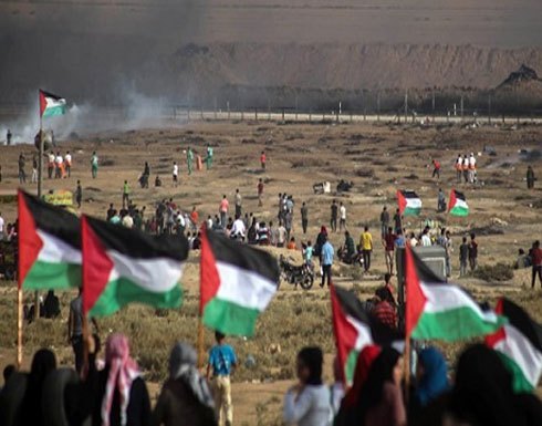 إصابة 79مواطن من بينهم مسعفين في جمعة “الأرض مش للبيع” شرق قطاع غزة