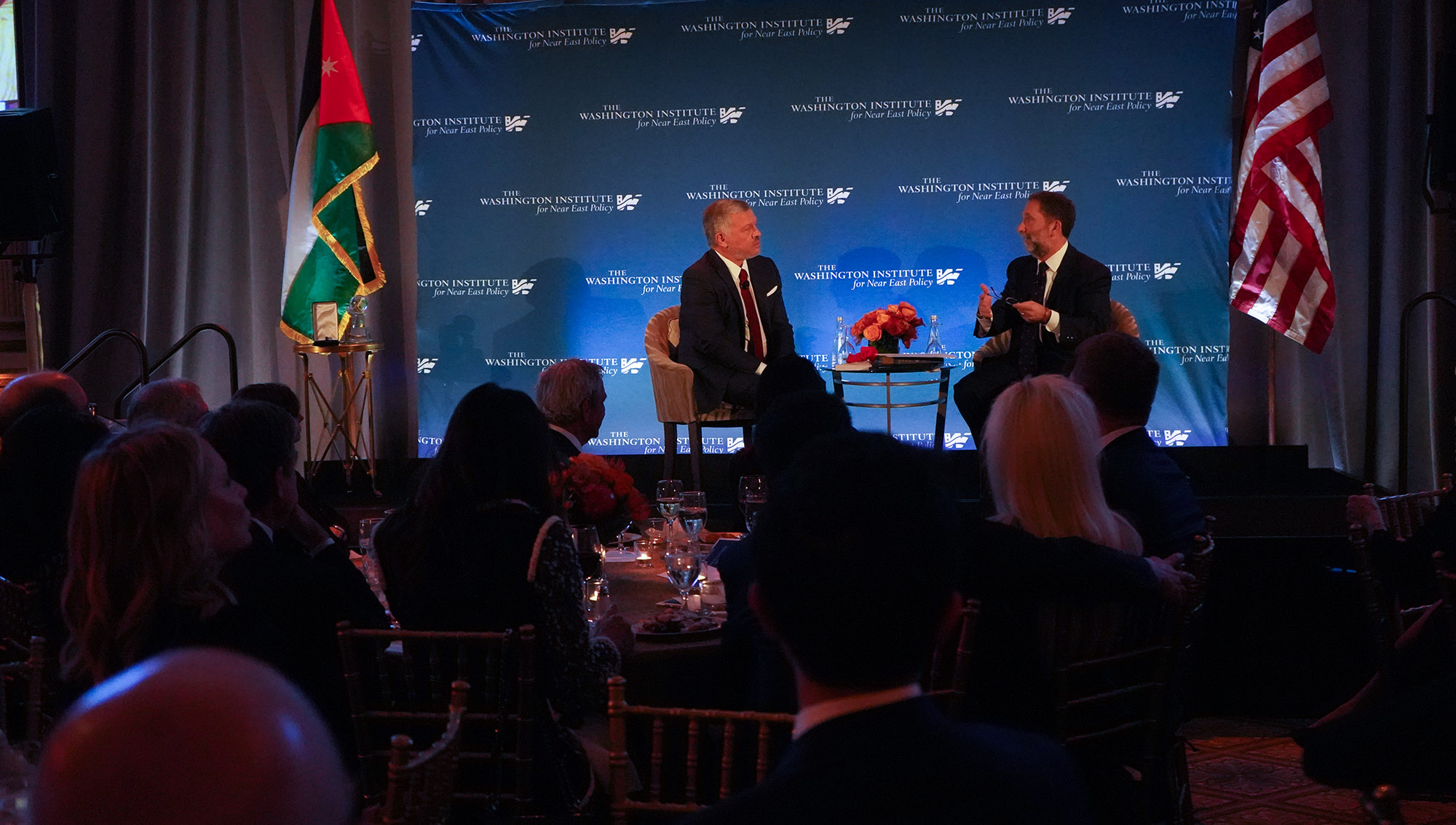 جلالة الملك عبدالله الثاني يشارك في جلسة حوارية نظمها معهد واشنطن لسياسة الشرق الأدنى