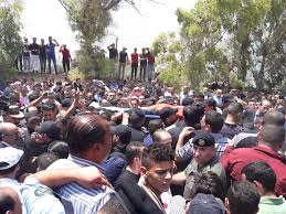 الآلاف يشيعون الشهيد العزام بمسقط رأسه “راسون ” في عجلون ” ⁧‫ ⁧