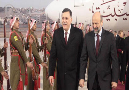 رئيس المجلس الرئاسي لحكومة الوفاق الوطنـي اللـيـبـي يصل إلى عمان