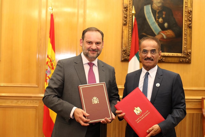 الإمارات وإسبانيا تبحثان التعاون في مجال تطوير البنية التحتية