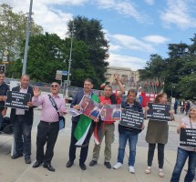 جنيف: وقفة احتجاجية تطالب بلجنة تحقيق دولية في مقتل الفلسطيني زكي مبارك بالسجون التركية