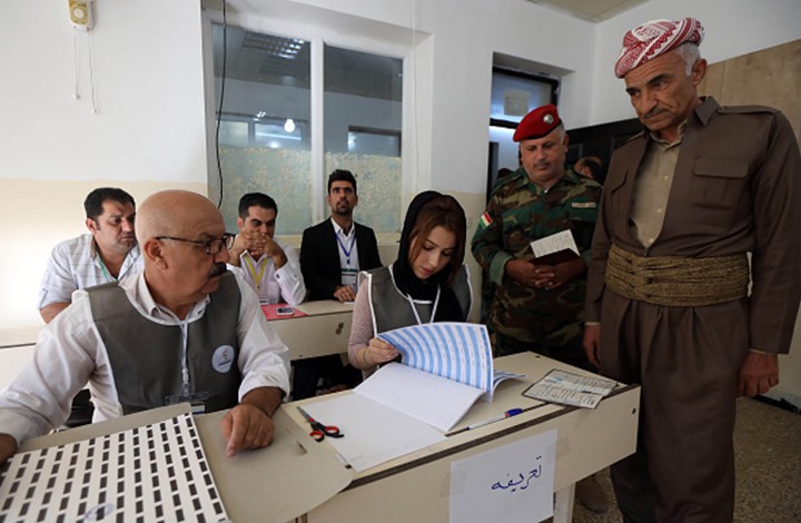 حزب بارزاني يتصدر انتخابات برلمان إقليم شمال العراق