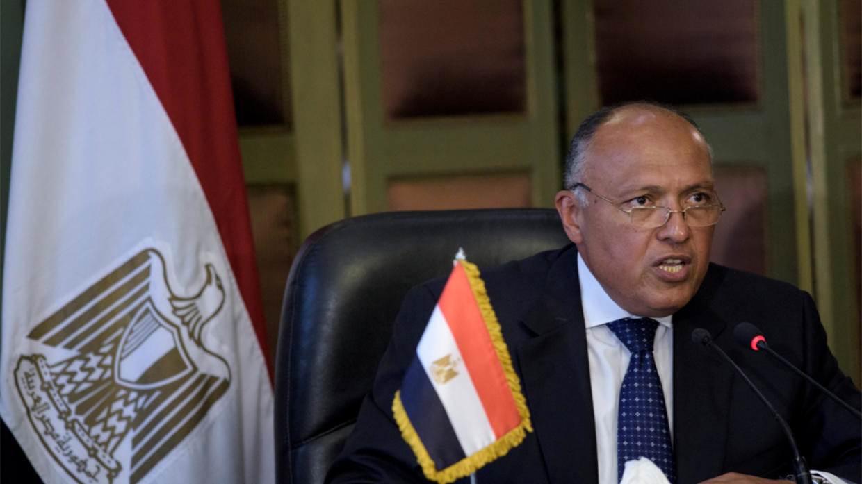 وزير الخارجية المصري شكري: الاتفاق بين تركيا وفايز السراج غير قانوني وهو والعدم سواء